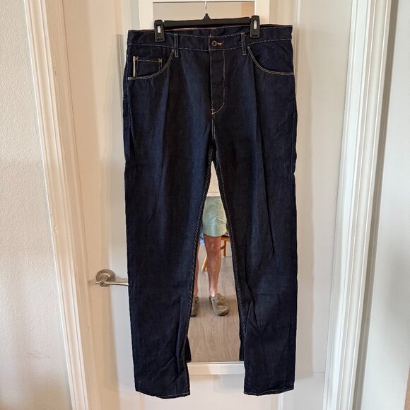 Raleigh Denim Workshop Graham Raw Selvedge Jeans Size 36 - Picture 1 of 6